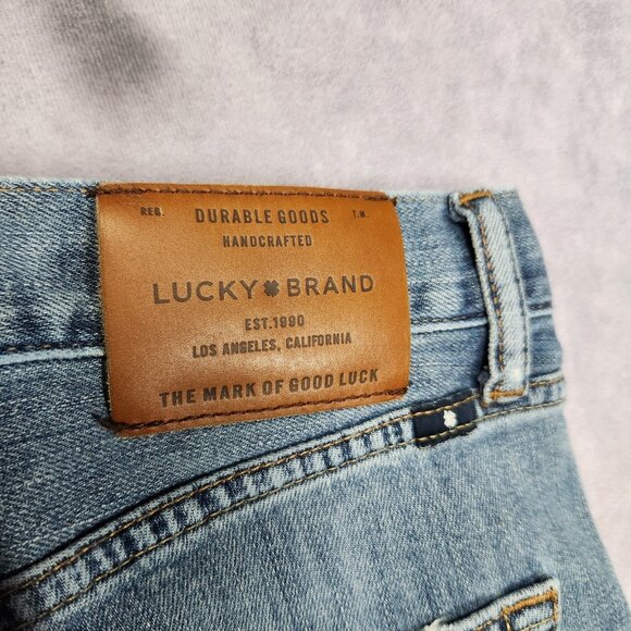 Lucky Brand 410 Athletic Slim Jeans Mens 38x30 Denim Stretch Candiani Casual - Picture 6 of 16